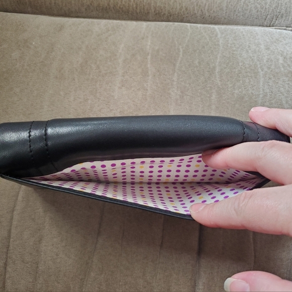 KATE SPADE TOMPKINS SQUARE FLAP CHRISSY Wallet In Black - Picture 6 of 10